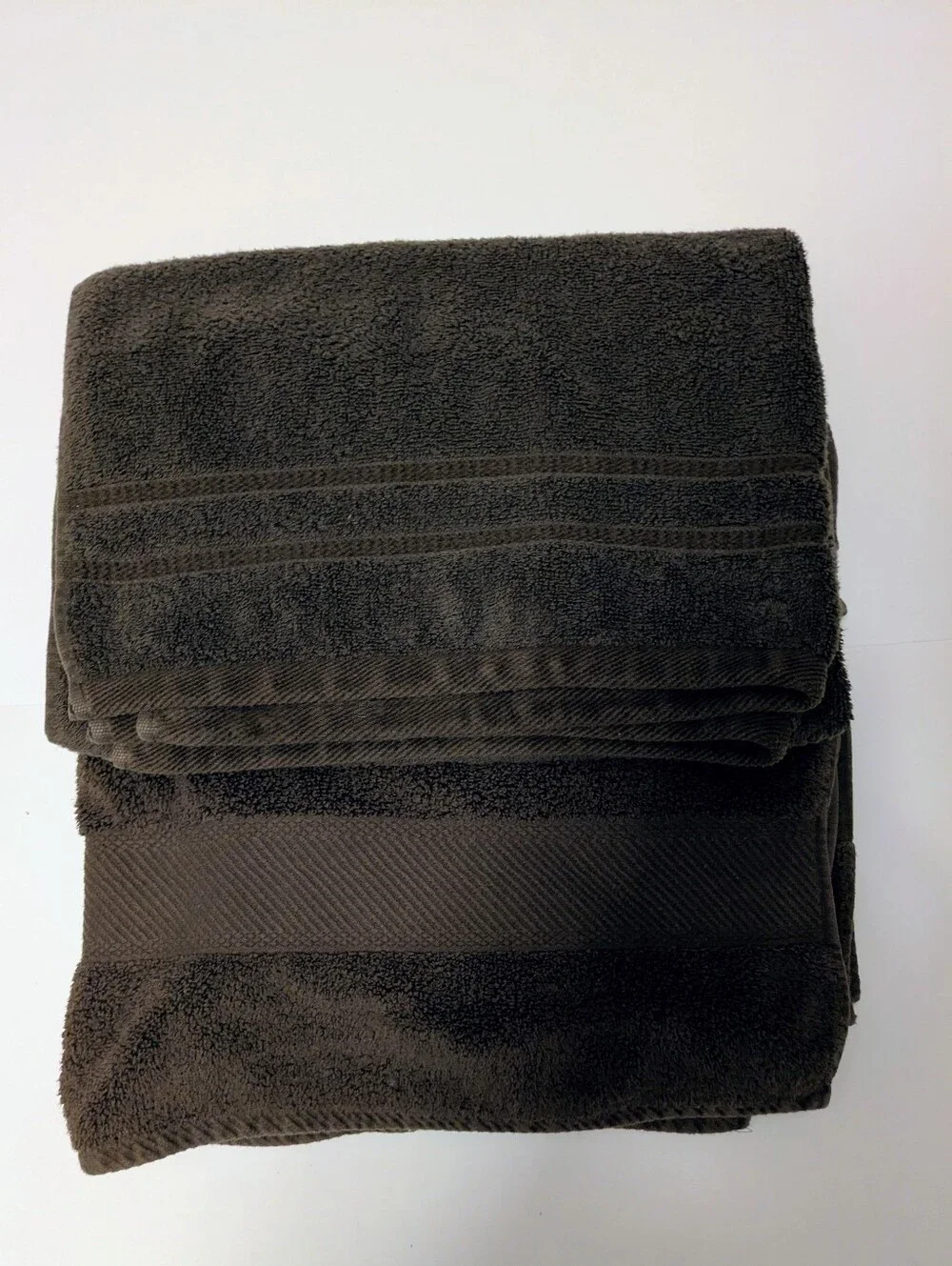 Nautica & Royal Velvet Towels Brown Plush Set 1 Bath 1 Beach
